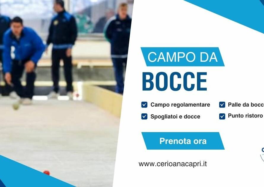 Banner Campo da Bocce - Cerio Anacapri